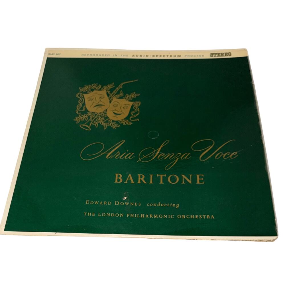 Aria Senza Voce Baritone vintage Vinyl Record